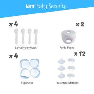 El kit de seguridad para niños mantiene a sus pequeños alejados de todos los peligros de su hogar. No necesita una cinta métrica, ni herramientas, la instalación es fácil en un segundos.