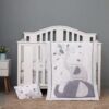 Set cuna elefante- Gris