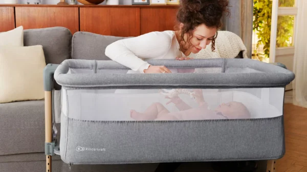 KINDER KRAFT MOISES NEST AIR WOOD GRIS - Imagen 11