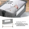 KINDER KRAFT MOISES GROW NEST WOOD GRIS - Imagen 4