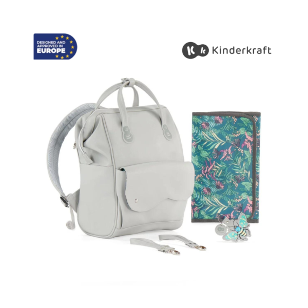 KINDERKRAFT PAÑALERA GREY