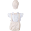 Vestido niño de Lino crema