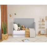 Dillan cuna cama gris - Imagen 4